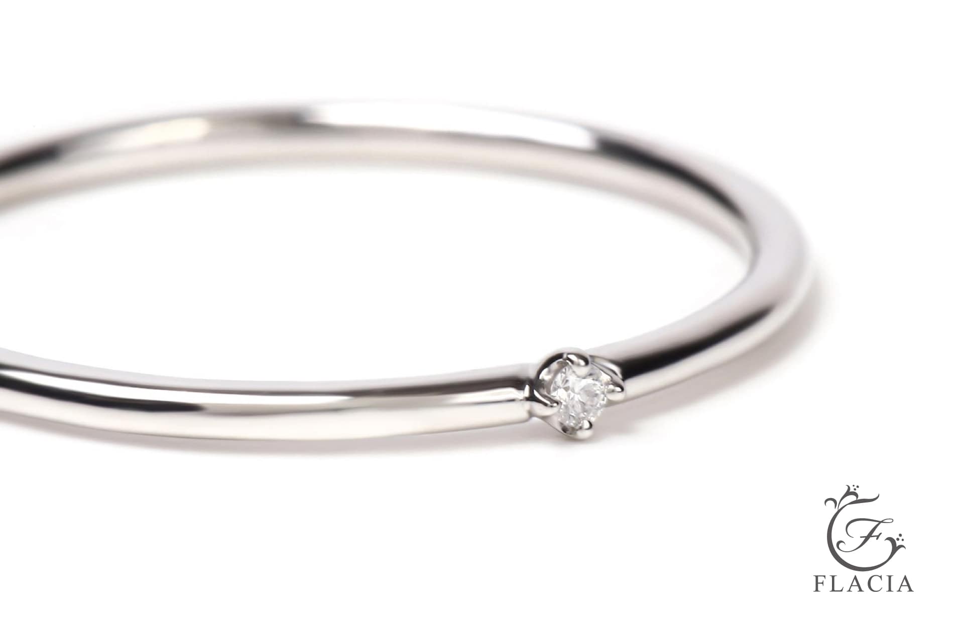 おまけ付】 一粒ダイヤモンド プラチナリング - リング(指輪 